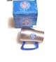 CANECA PRATEADA DE INOX COM TAMPA 350ML  - Bahia